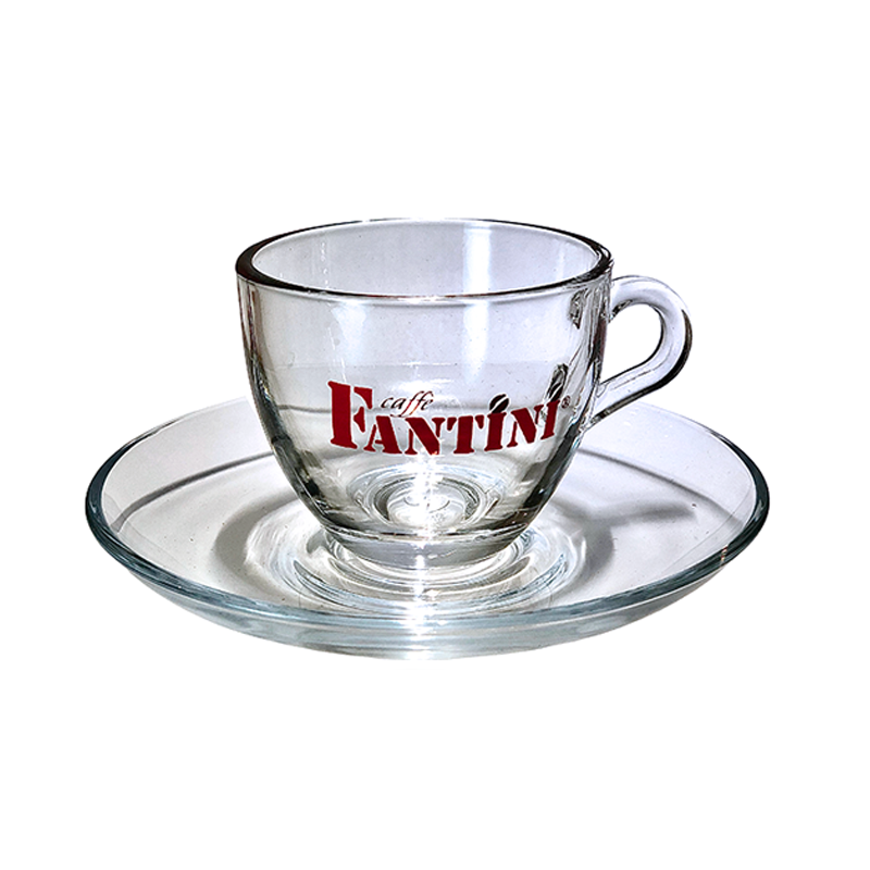 Fantini Espresso Glastassen
